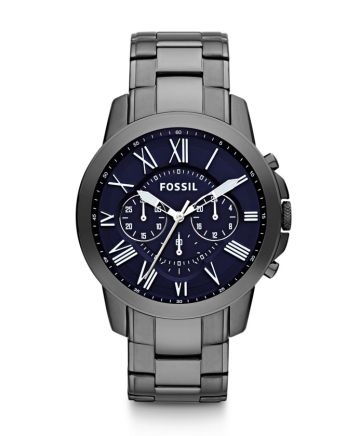 Grant Cronografo Orologio in Acciaio Inossidabile - Smoke