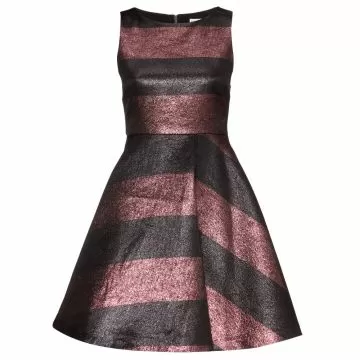 Vestito rosso-nero 'Fos'"