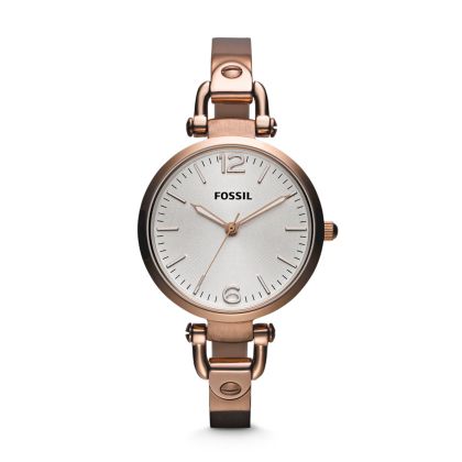 Georgia Orologio a tre lancette in acciaio inossidabile - Rosa