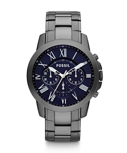 Grant Cronografo Orologio in Acciaio Inossidabile - Smoke