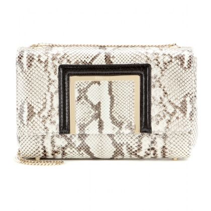 Borsa in pelle di serpente "Alba"