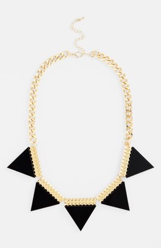 Collana con triangoli