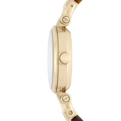 Georgia Orologio a Tre Lancette in Acciaio Inossidabile e Resina – Tartaruga