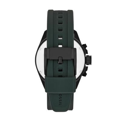Decker Chronograph Orologio in Silicone - Verde