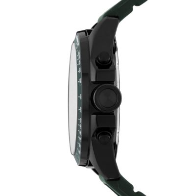 Decker Chronograph Orologio in Silicone - Verde