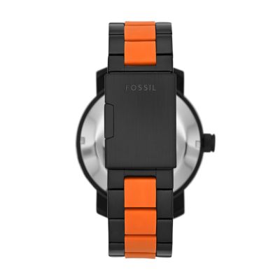 Nate Orologio Multifunzione in Silicone – Nero e Rosso