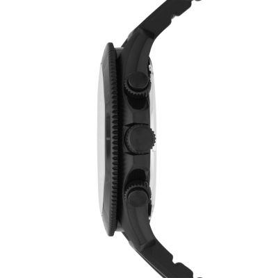 Orologio Cronografo Retro Traveler in Silicone - Nero