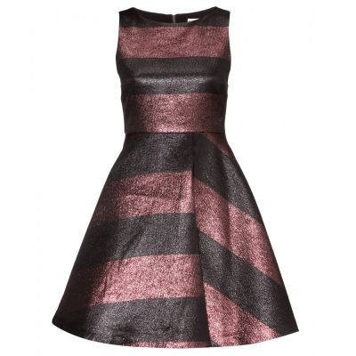 Vestito rosso-nero 'Fos'"