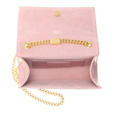 Classica borsa in pelle rosa