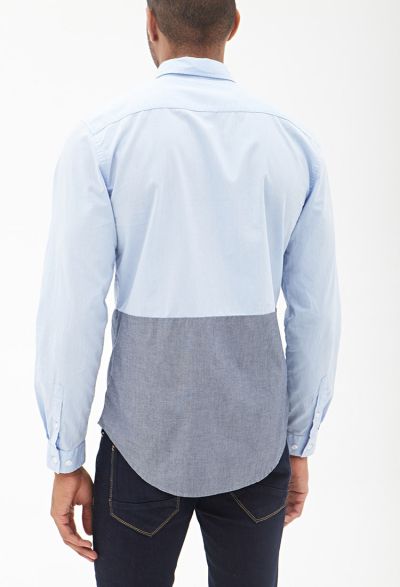 Camicia bicolore