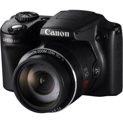 Fotocamera Digitale Canon PowerShot SX510 IS, 12.1MP, Nero