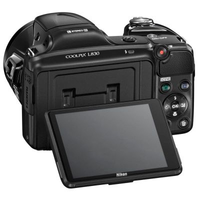 Fotocamera digitale Nikon COOLPIX L830, 16MP, Nero