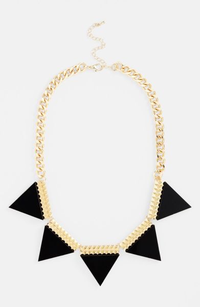 Collana con triangoli
