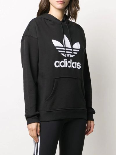Felpa con cappuccio con logo Adidas