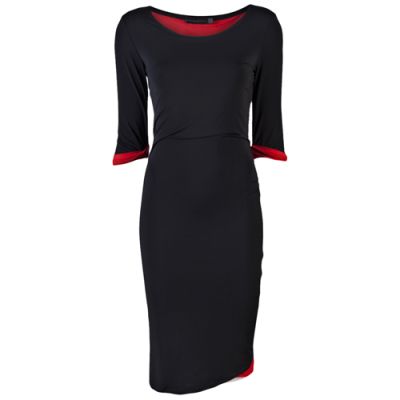 Vestito in nero e rosso
