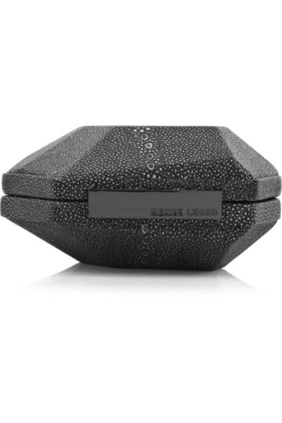 Borsa elegante nera in pelle