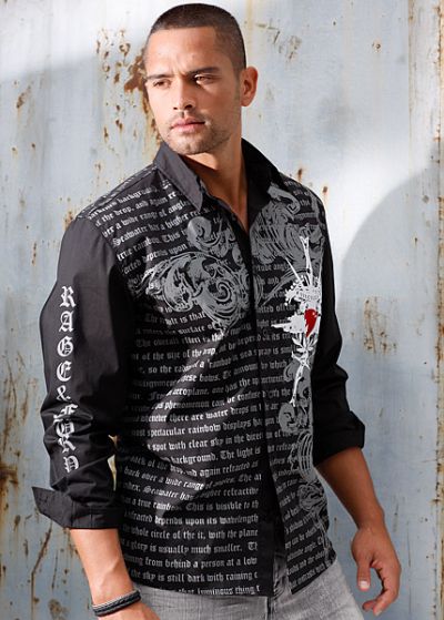Camicia con stampa integrale