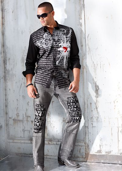 Camicia con stampa integrale